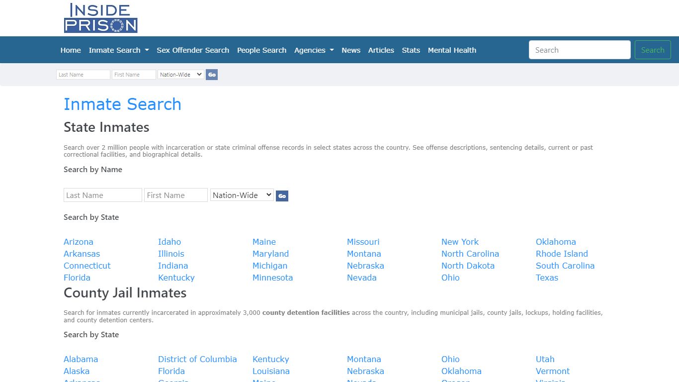 Inmates & Offenders in Ross Correctional Institution,